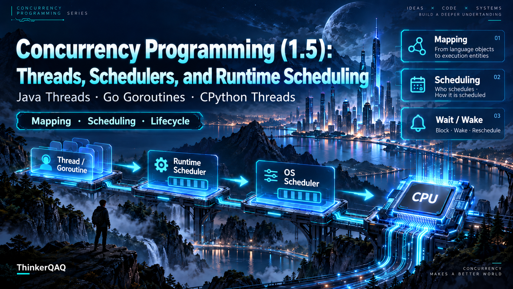 Concurrency Programming (1.5): The Operating System Layer — Threads, Schedulers, and Runtime Scheduling