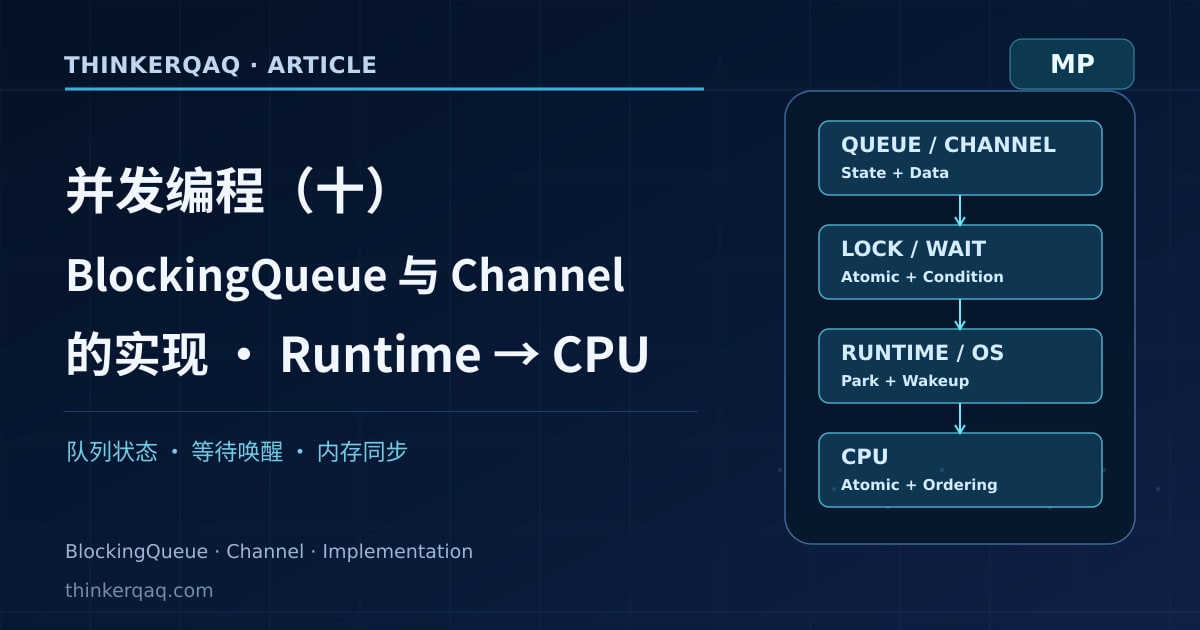 并发编程（十）：BlockingQueue 与 Channel 的实现——从 Runtime 到 CPU